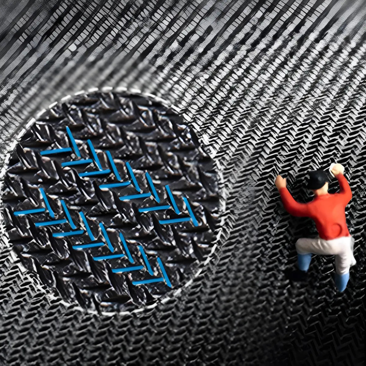 Fun Cartoon Face Oval Rubber Green Anti-Slip Area Rug Image - 6