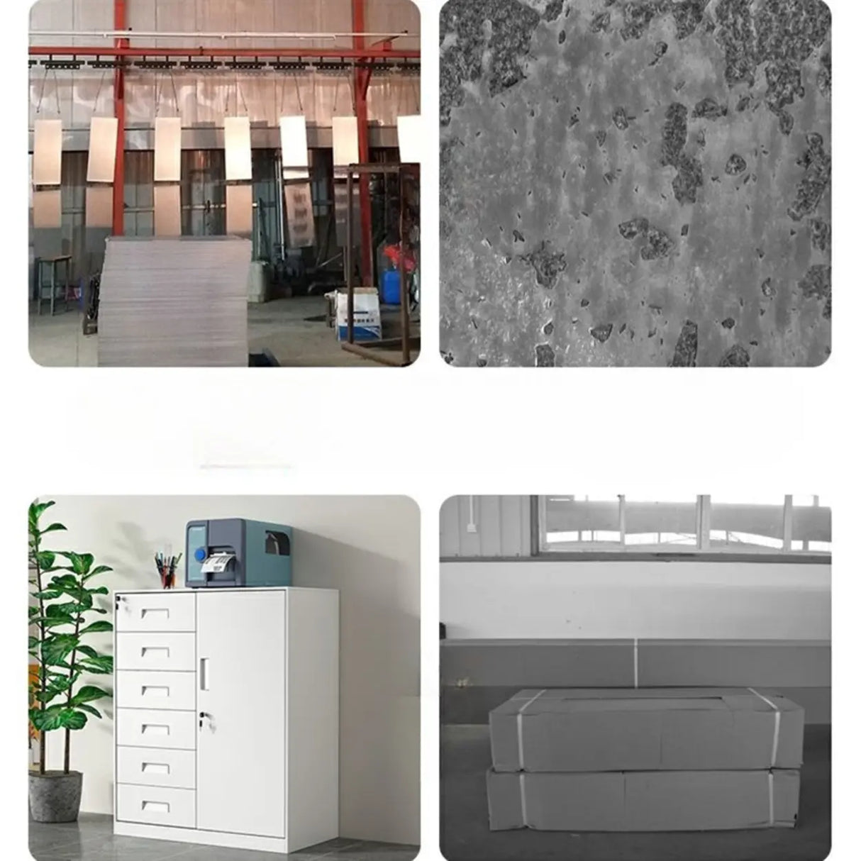 Functional Steel Vertical Filing Cabinet with Locks Image - 19