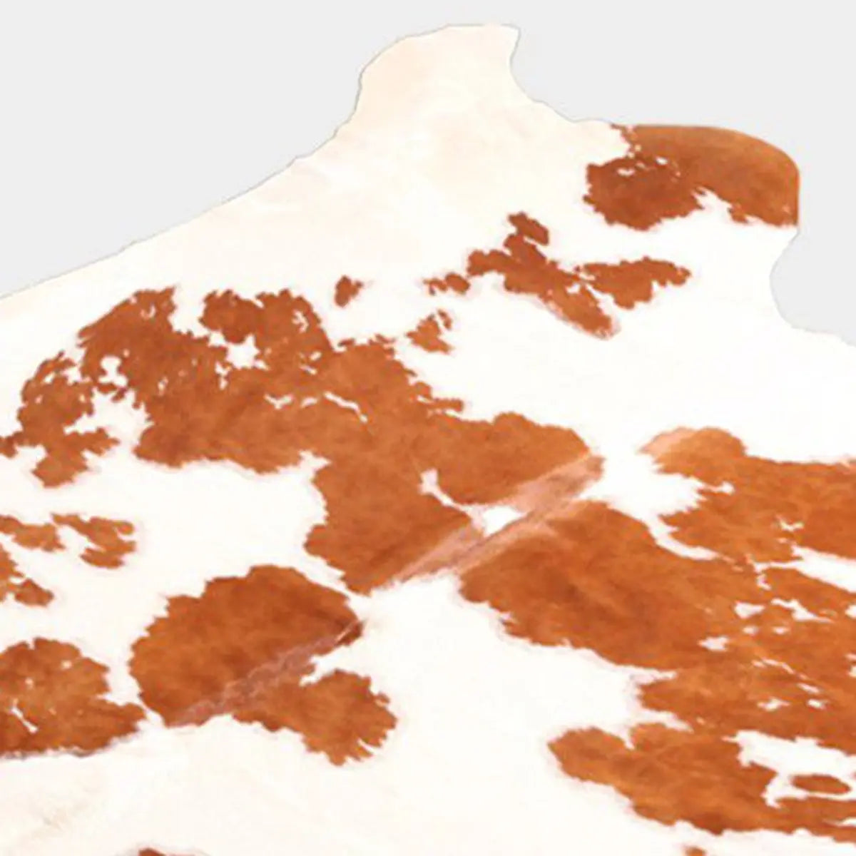 Genuine Leather Print Fixed Back Four Legs Side Chair Image - 10