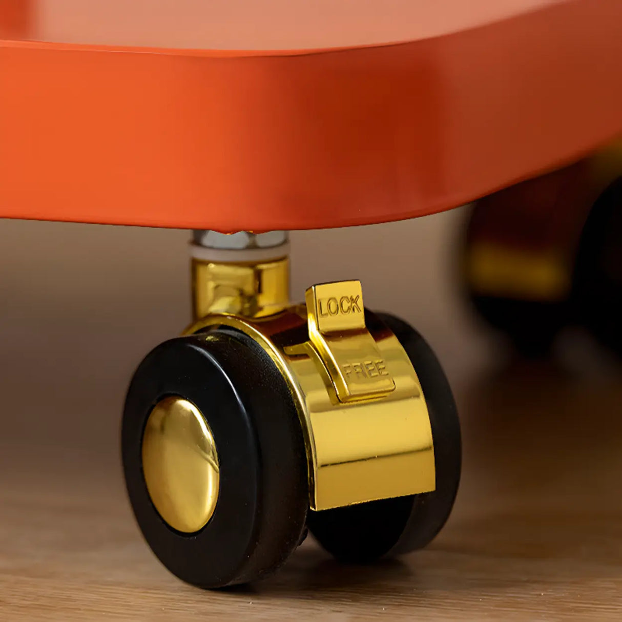 Geometric Floor Metal Gourd Rolling Plant Stand Blue Image - 12