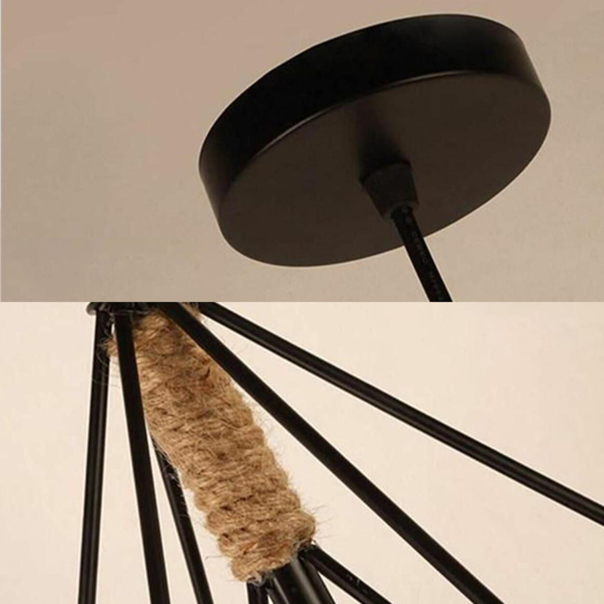 Geometric Industrial Dining Room Pendant Light Image - 13