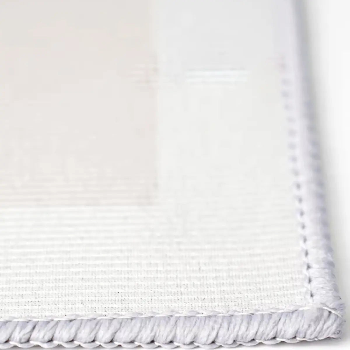 Geometric Pattern Polyester Gray Anti-Slip Area Rug Image - 14