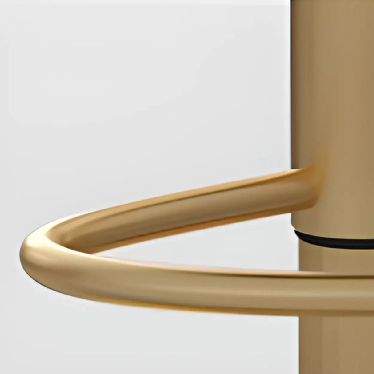 Glam Adjustable Swivel Fabric Bow-knot Back Bar Stool Image - 10