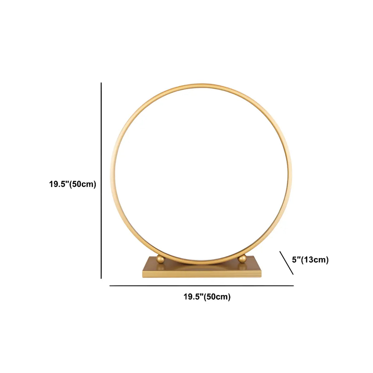 Glam Gold Metal Glass Makeup Vanity with Storage Box Image - 18