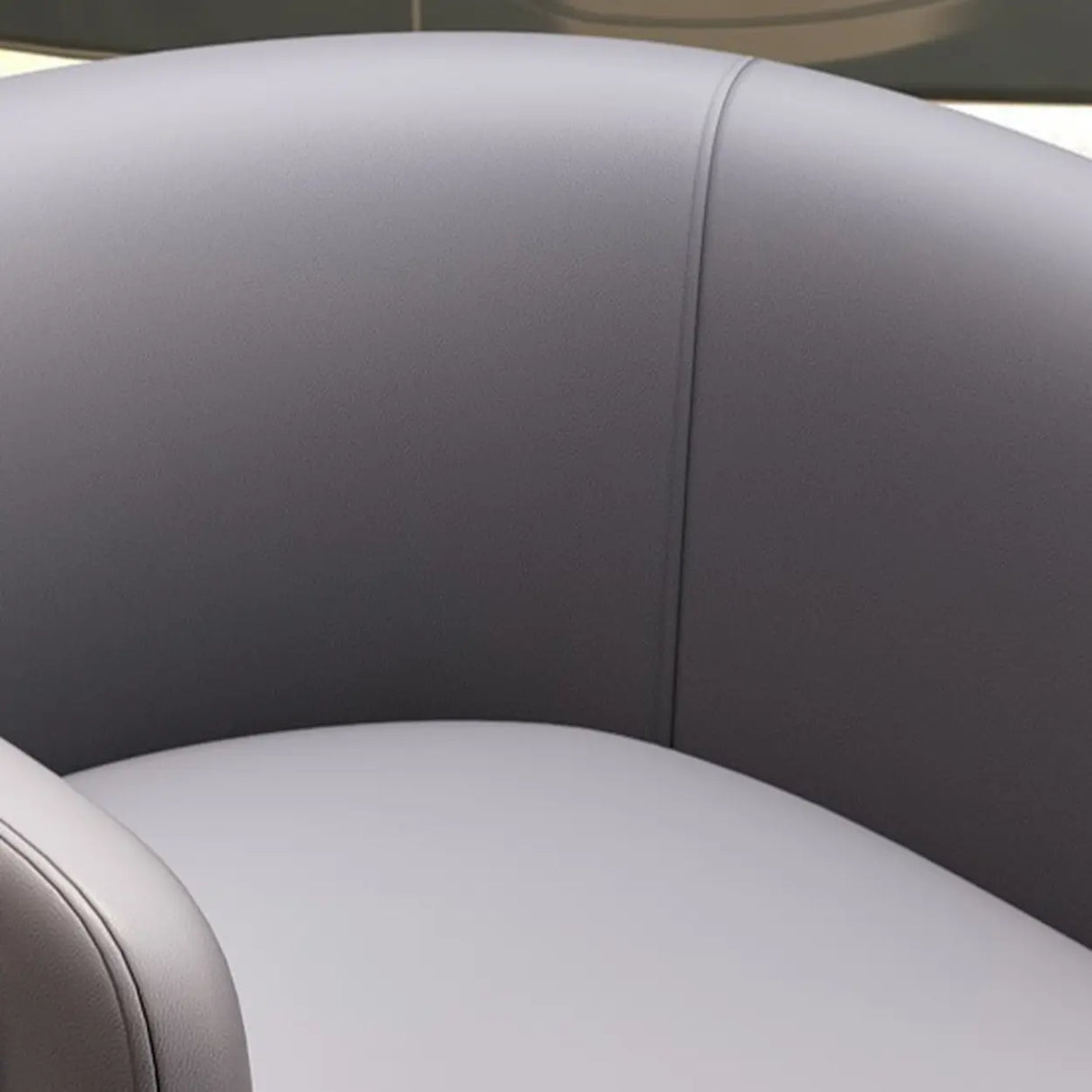 Glam Gold Metal Sled Leather Cushioned Low Back Bar Stool Image - 4