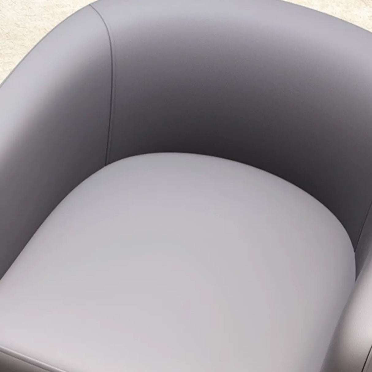 Glam Gold Metal Sled Leather Cushioned Low Back Bar Stool Image - 8