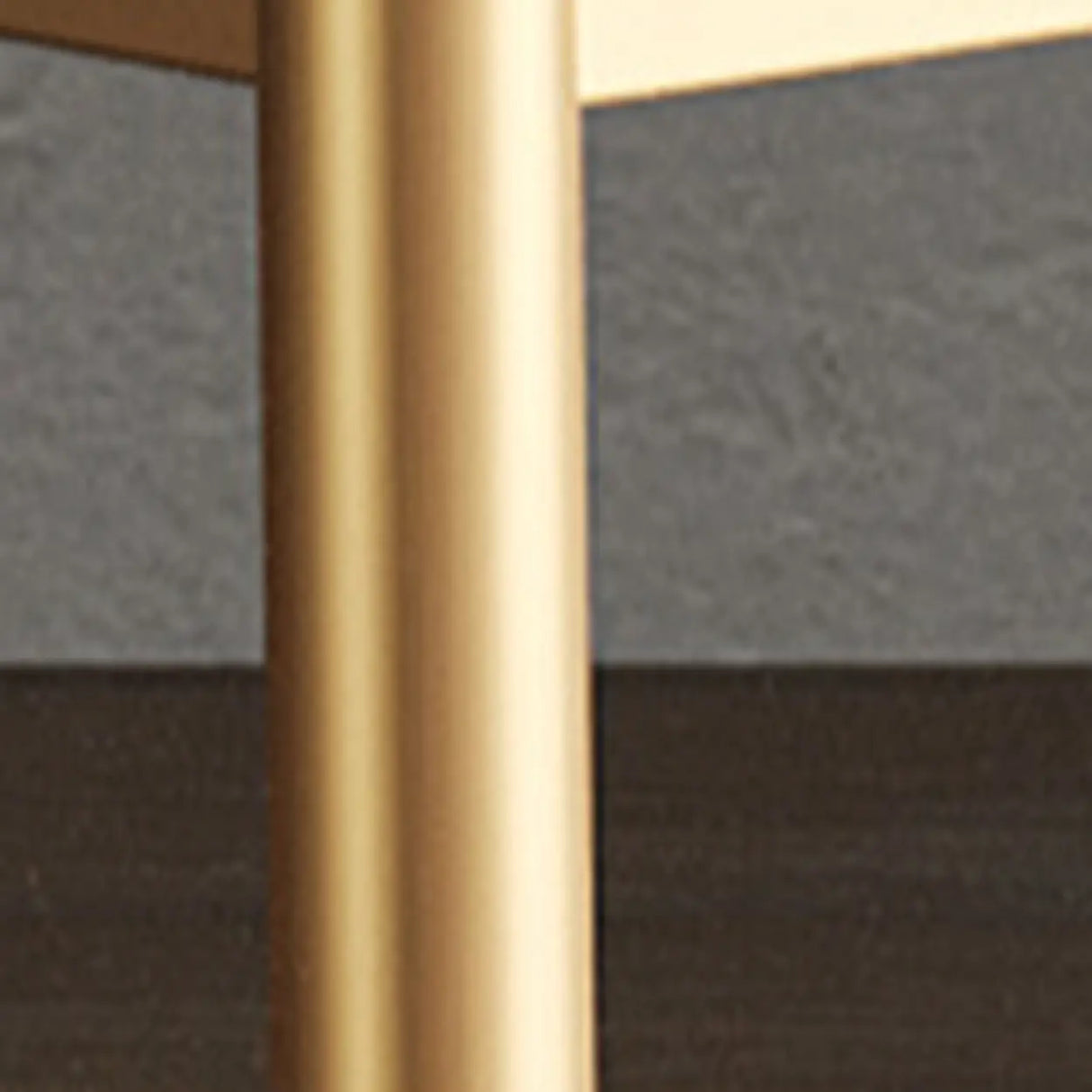 Glam Metal Armchair Cotton Cushion Dining Chair Gray Image - 32