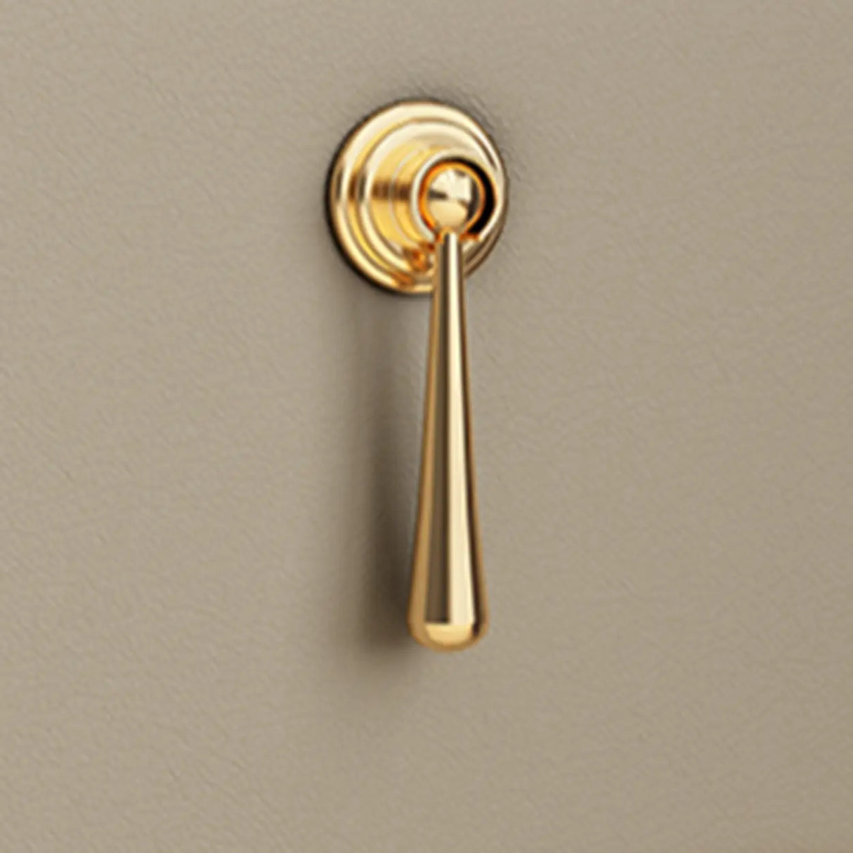 Glam Modern Khaki Nightstand with Gold Legs and Drawers Image - 8