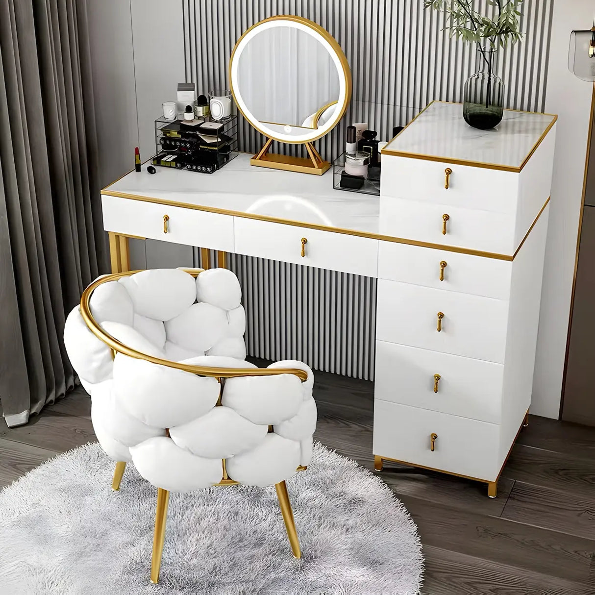 Glam Velour Velvet Low Solid Back Dining Side Chair Image - 4