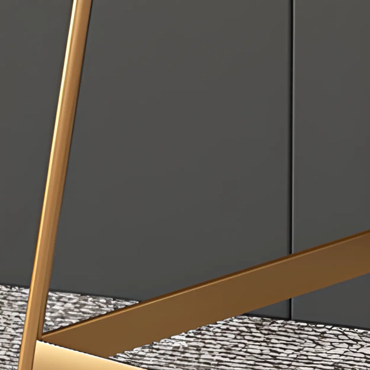 Glam Velvet Upholstered Low Back Bar Stool with Metal Frame Image - 14