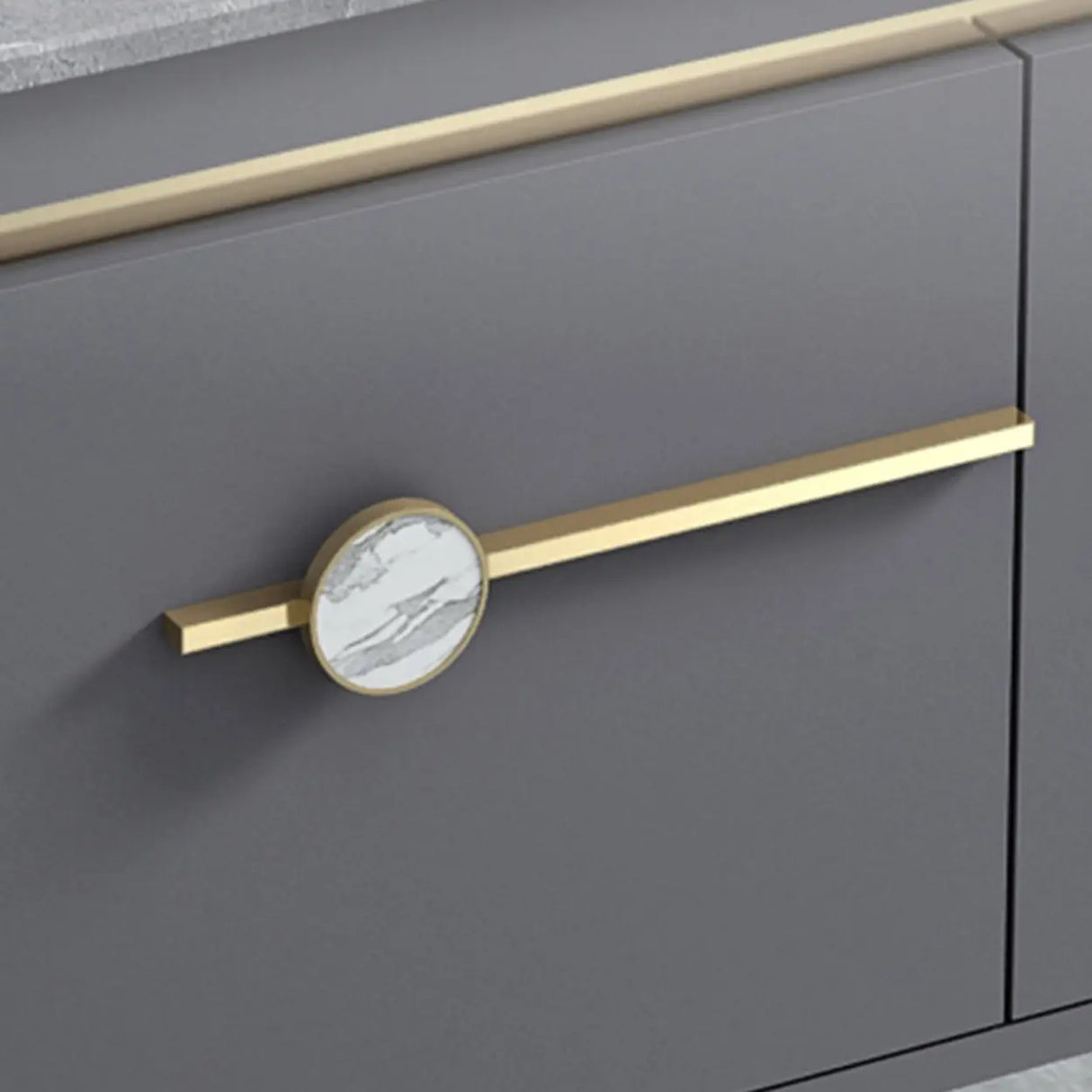 Glam Warp Resistant Wall Mount Faucet Bathroom Vanity Set Image - 11