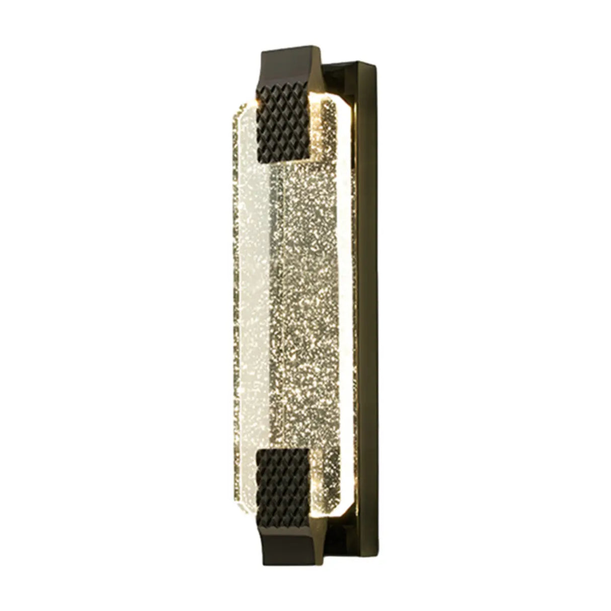 Gold Modern Geometric Crystal Outdoor Wall Lights Image - 9