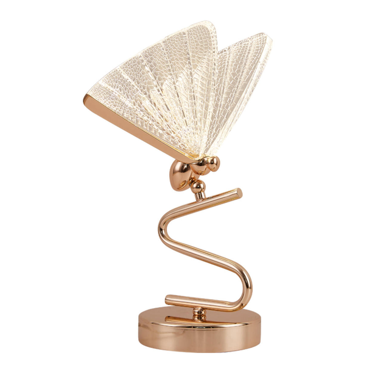 Golden Butterfly Artistic Home Decoration Table Lamp Image - 7