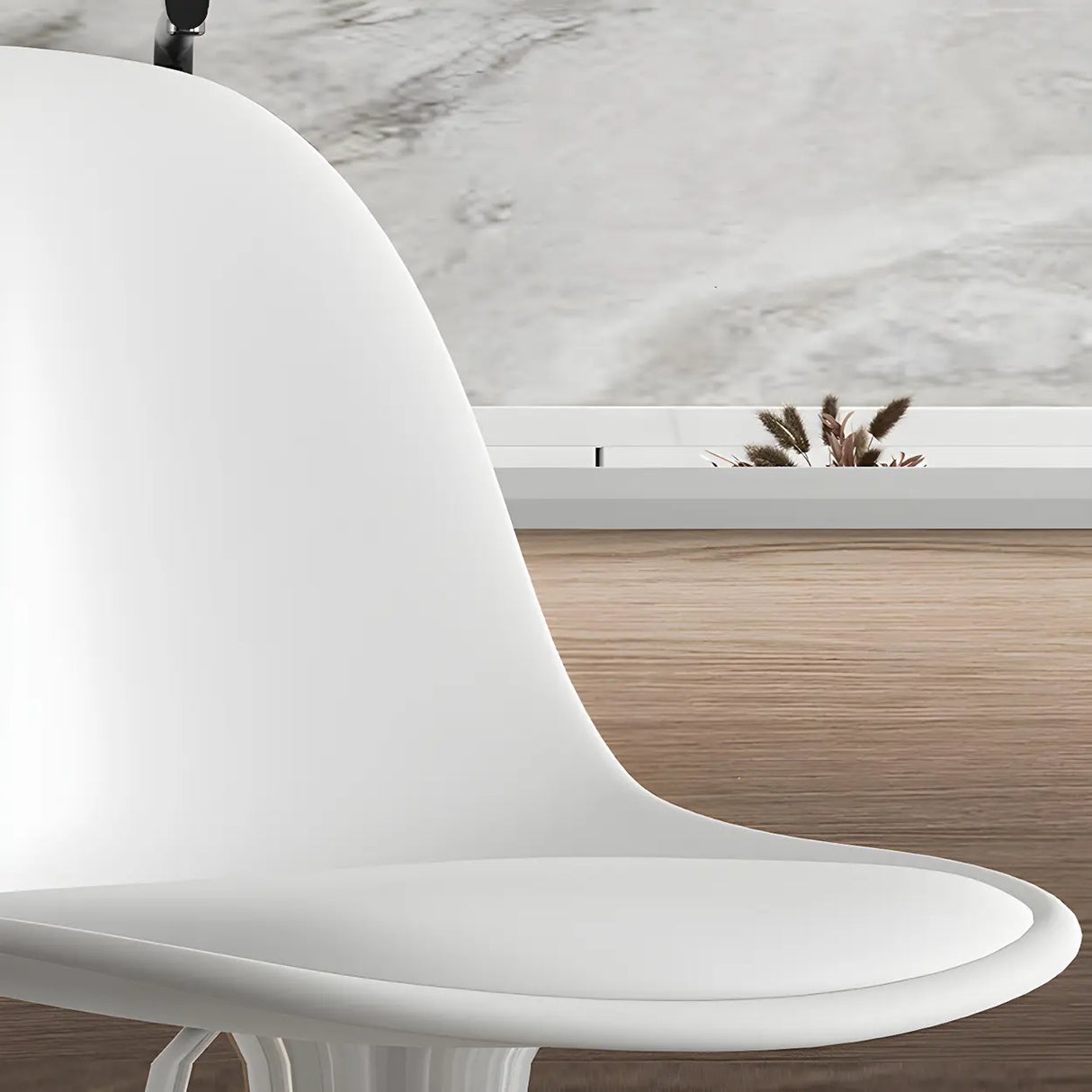 Gray Adjustable Swivel Leather Bar Stool with Footrest Image - 8