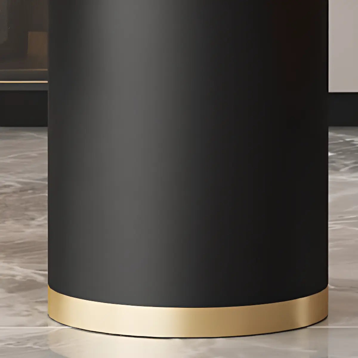 Gray-Black Coarse Linen Curved Back Pillow Accent Chair Image - 13