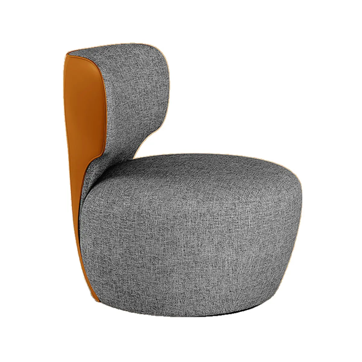 Gray Swivel Scratch Resistant Cotton Linen Side Chair Image - 15