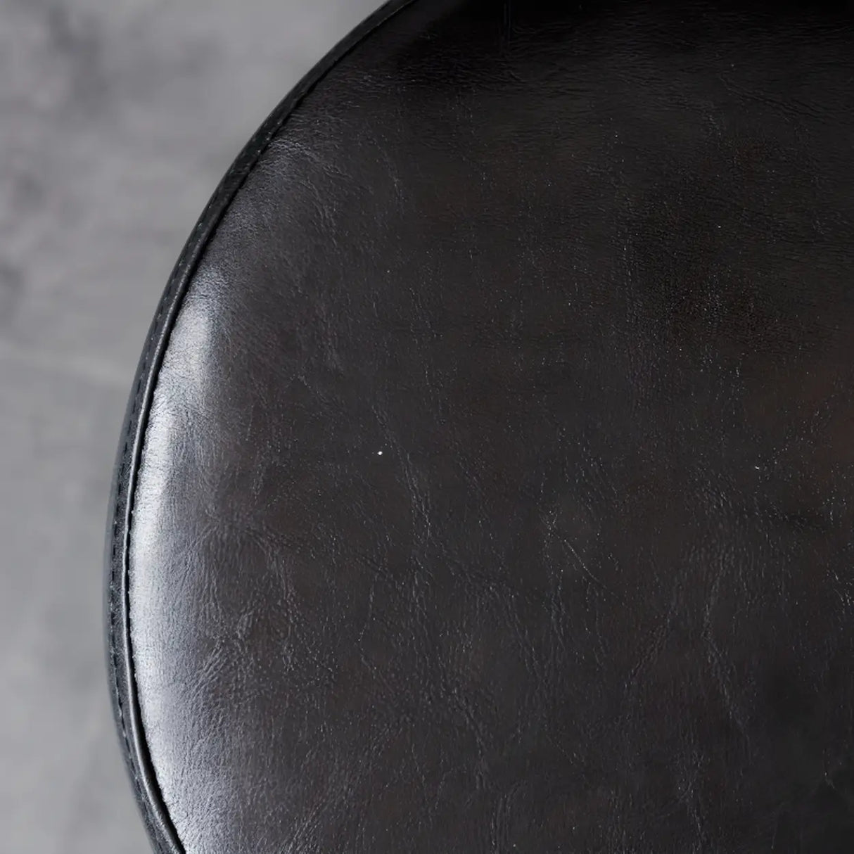 Green Ergonomic Leather Swivel Office Chair with Wheels Image - 12