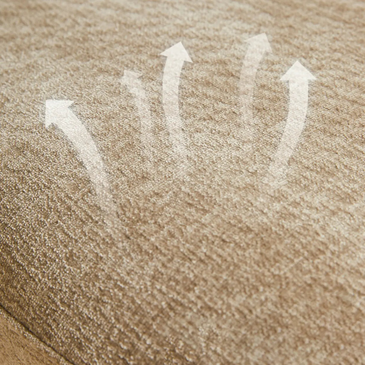 Green Scratch Resistant Flannel Accent Chair with Wood Legs Image - 13