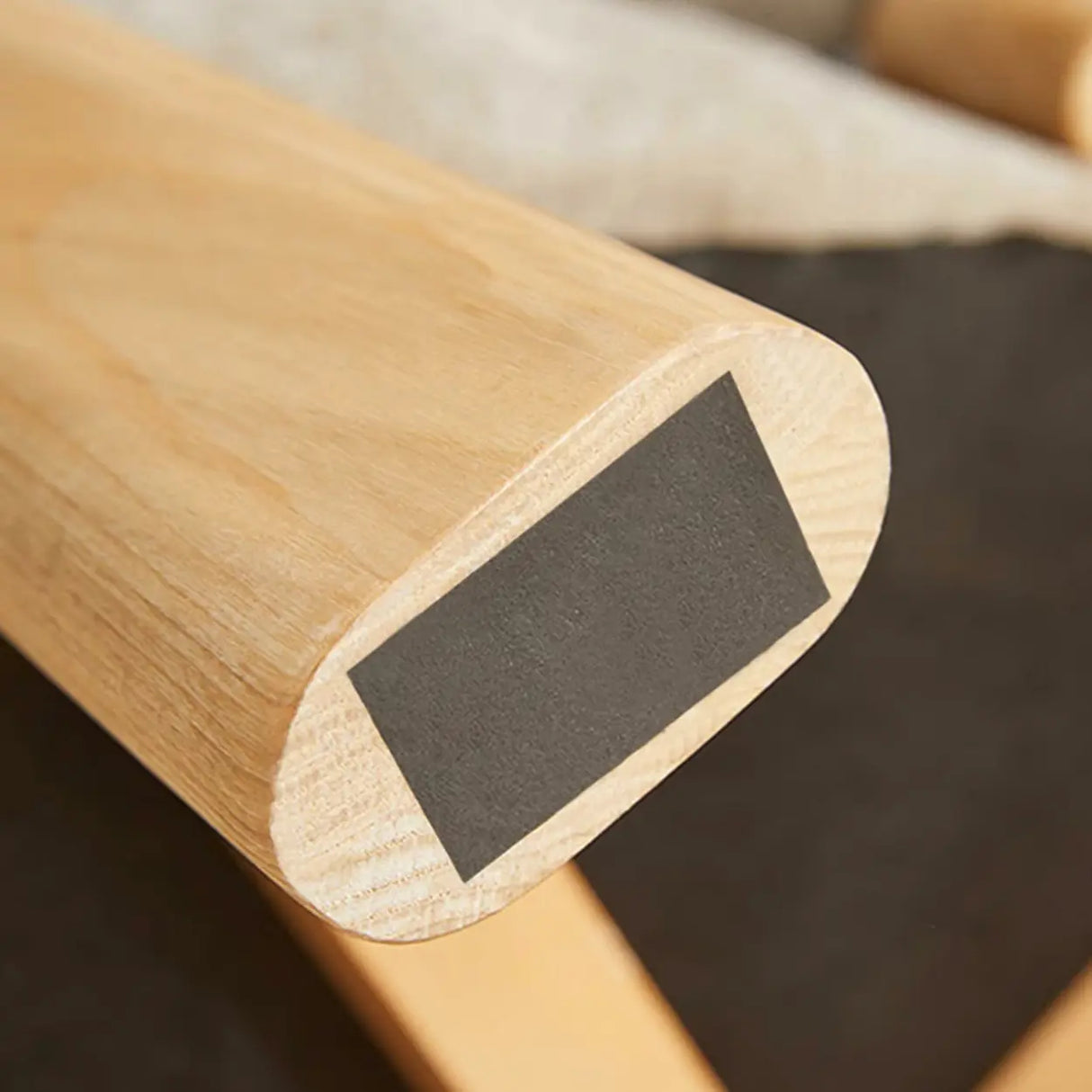 Green Scratch Resistant Flannel Accent Chair with Wood Legs Image - 14