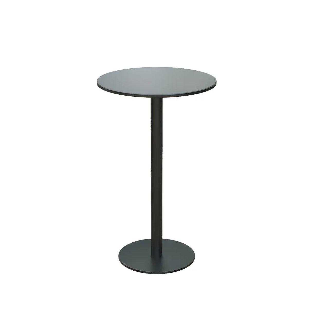 Green Waterproof Outdoor Patio Round Metal Bistro Table Image - 3