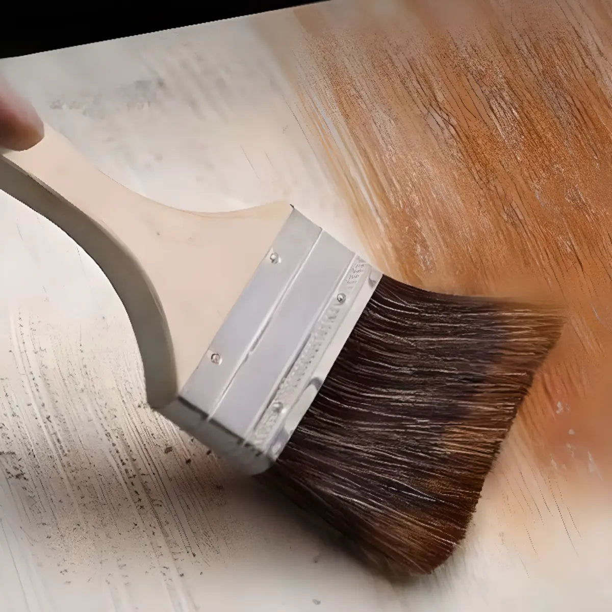 Grey Wood Drawers Retractable Storage Computer Desk Image - 10