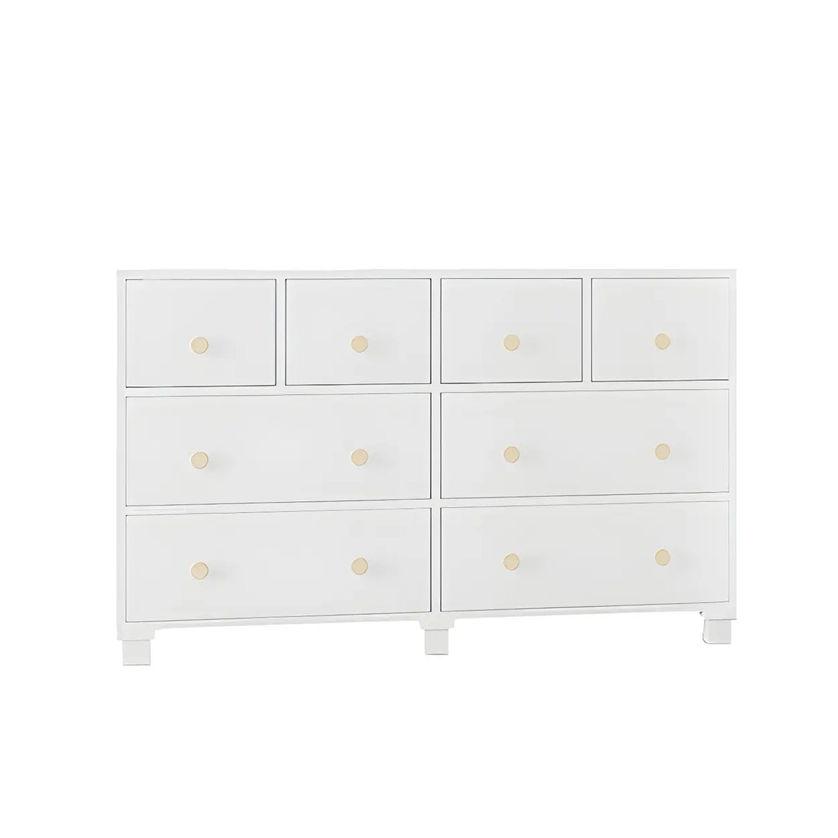 Grey Wood Tipover Restraint Device Dresser for Bedroom Image - 9