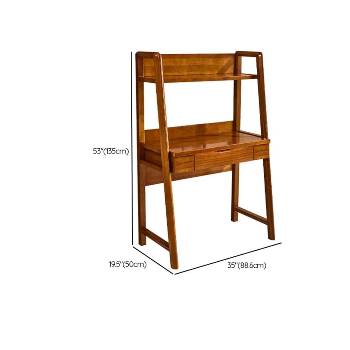 H-Shape Soft Close Drawer Shelf Small Computer Desk