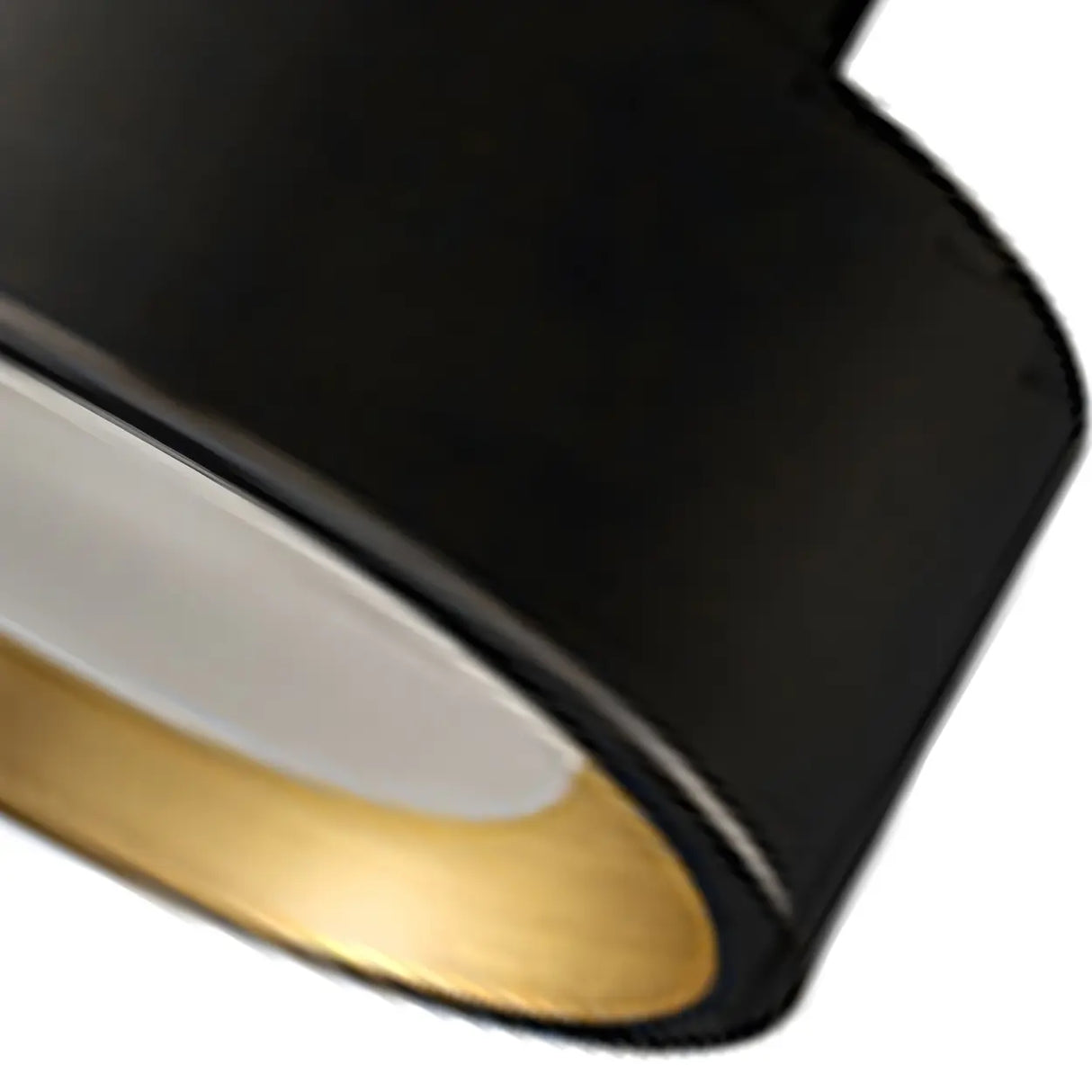 Hallway Black Cylinder LED Semi-Flush Mount Light Image - 8