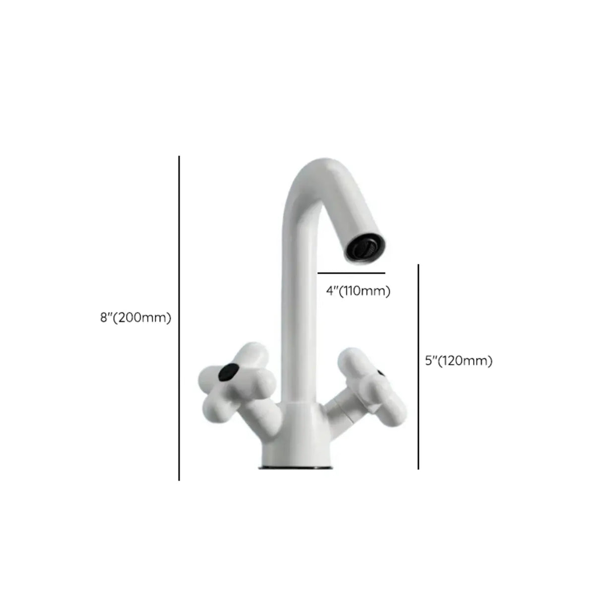 Handle Included L-Shape Copper Red Bathroom Sink Faucet Image - 18