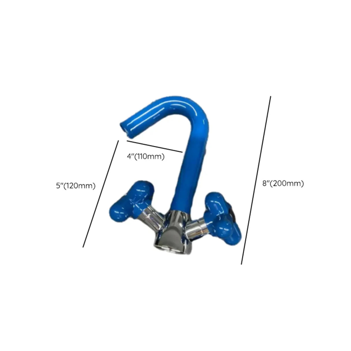 Handle Included L-Shape Copper Red Bathroom Sink Faucet Image - 21