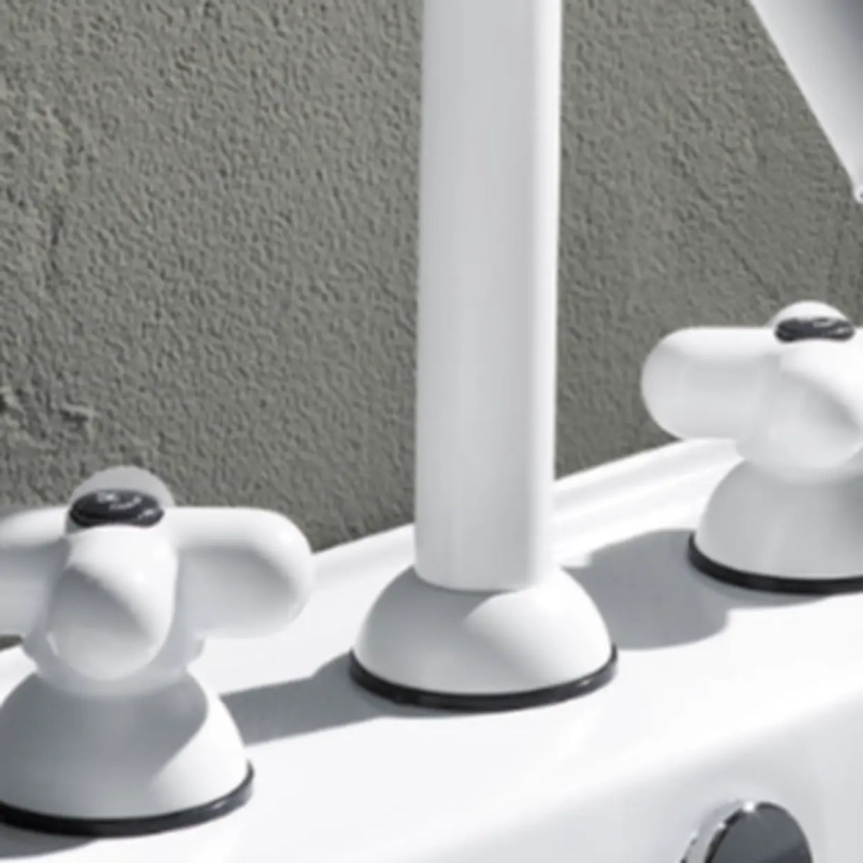 Handle Included L-Shape Copper Red Bathroom Sink Faucet Image - 6