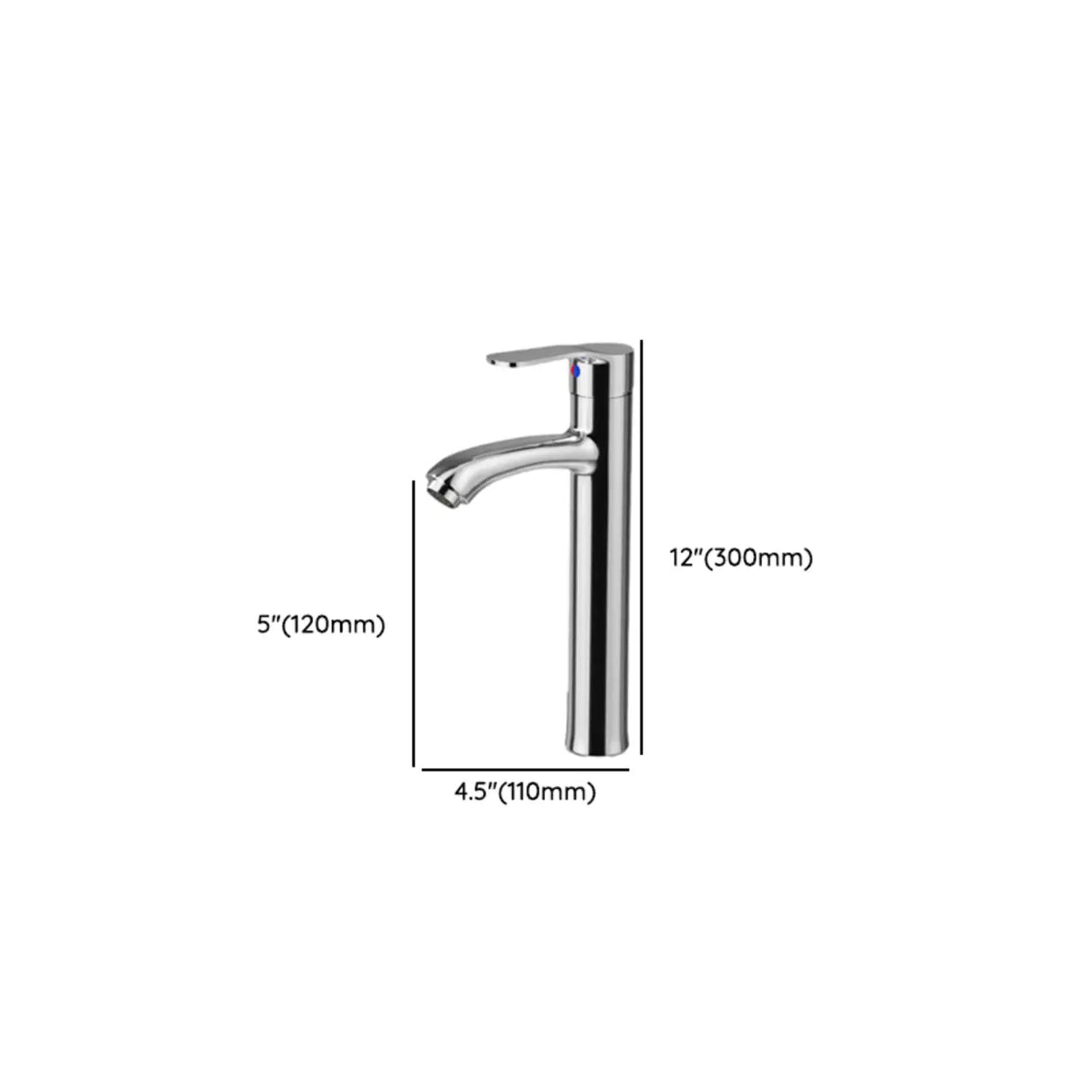 High Arc Copper Gold Touch Bathroom Faucet with Handle Image - 19
