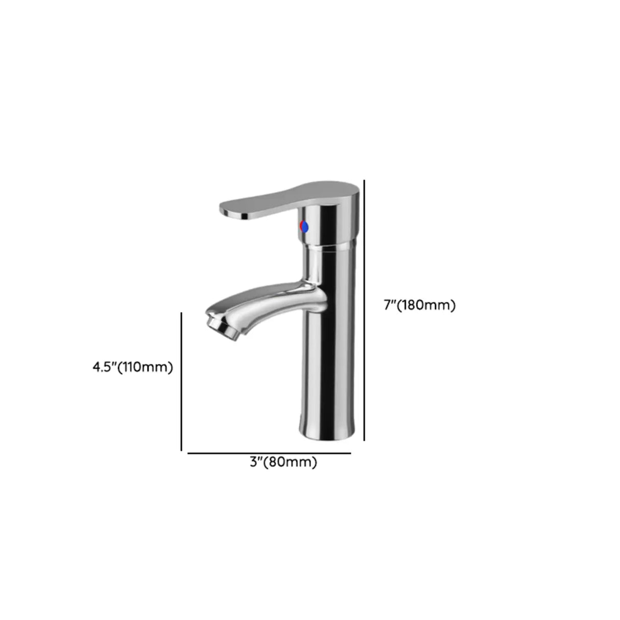 High Arc Copper Gold Touch Bathroom Faucet with Handle Image - 23