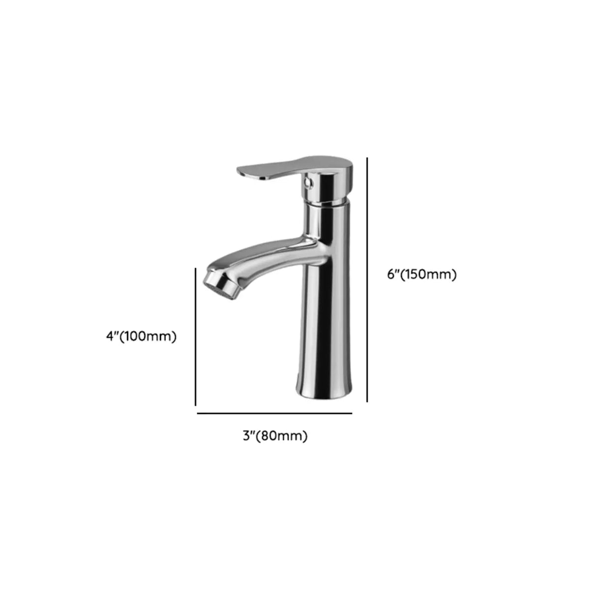 High Arc Copper Gold Touch Bathroom Faucet with Handle Image - 26