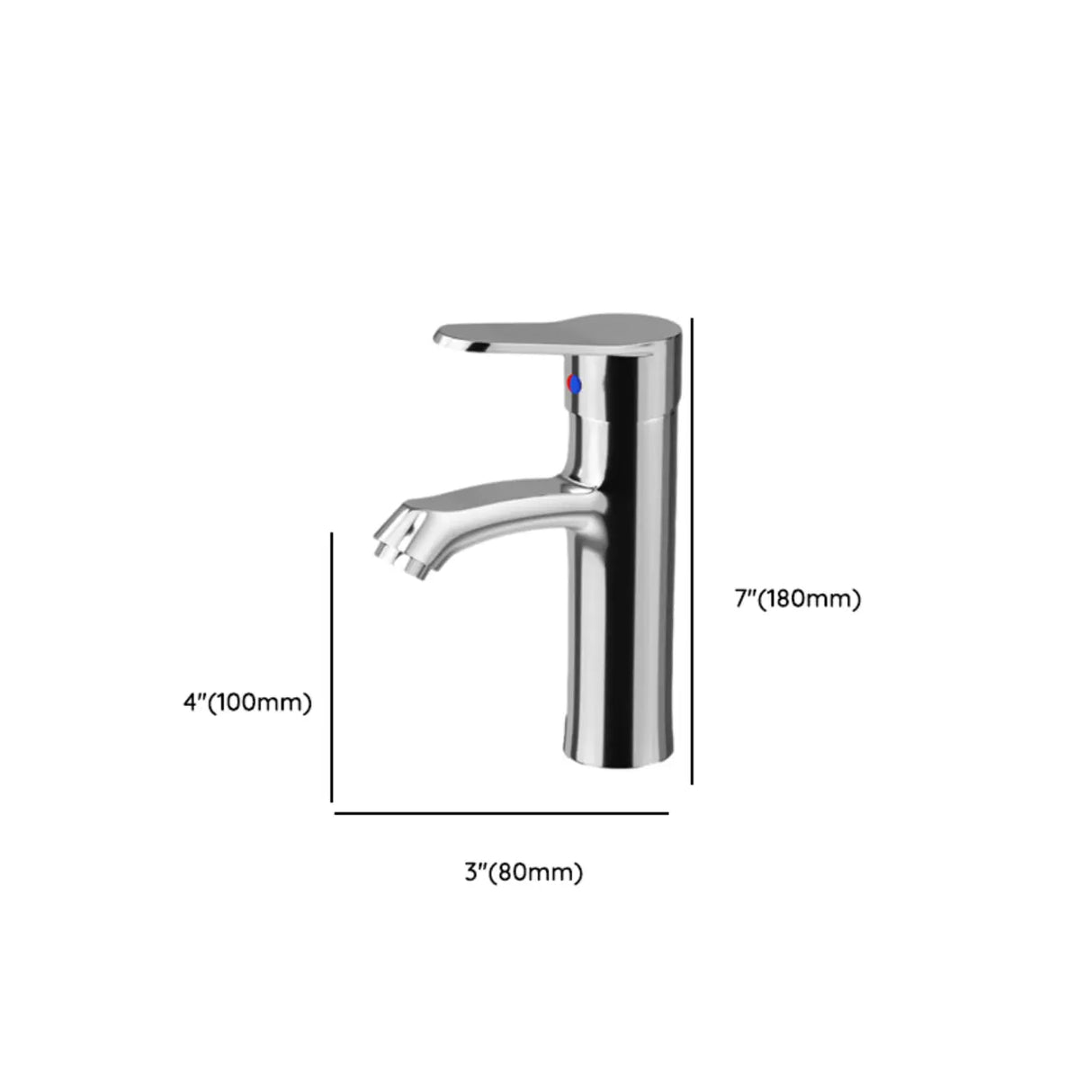 High Arc Copper Gold Touch Bathroom Faucet with Handle Image - 29