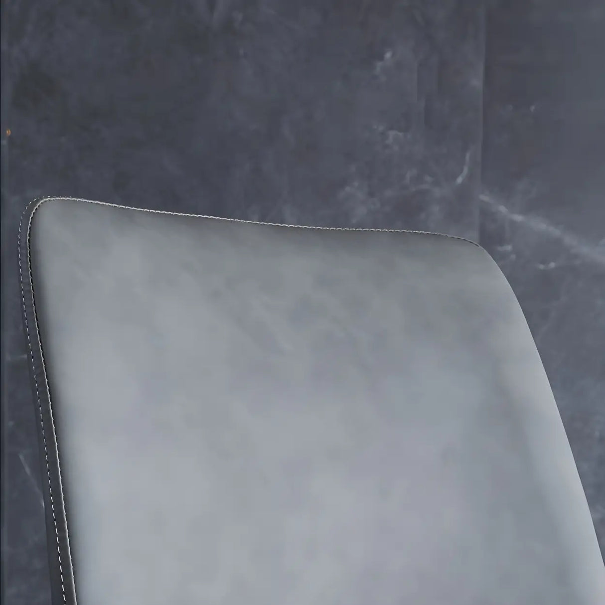 Industrial Black Metal Leg Leather Dining Arm Chair Image - 12