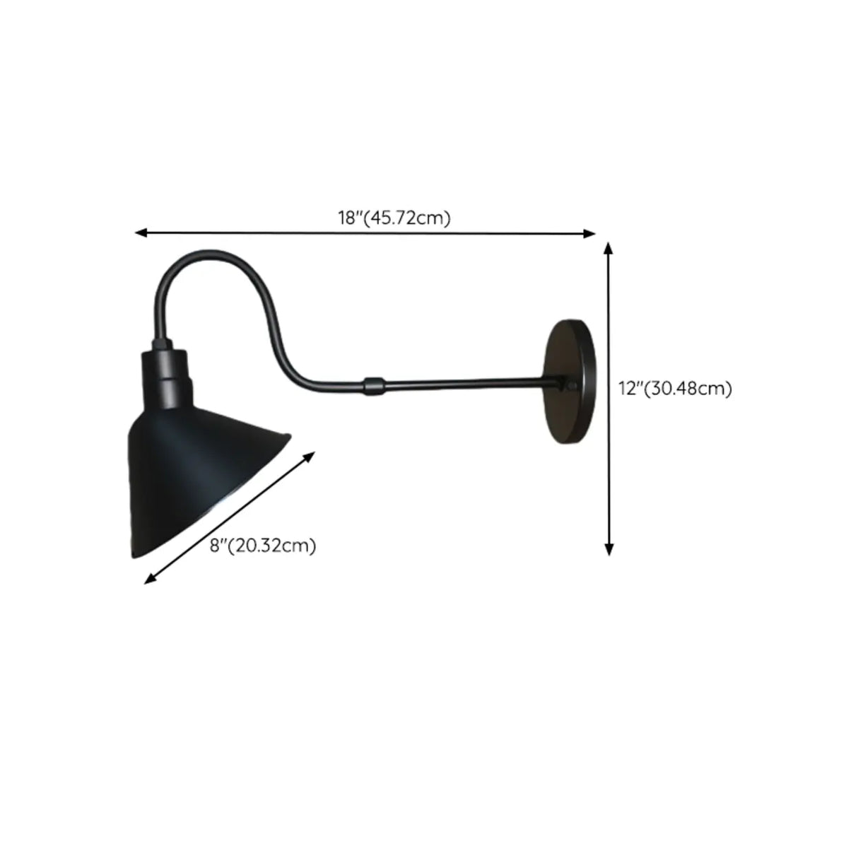 Industrial Black Outdoor Wall Sconce Lights测试测试