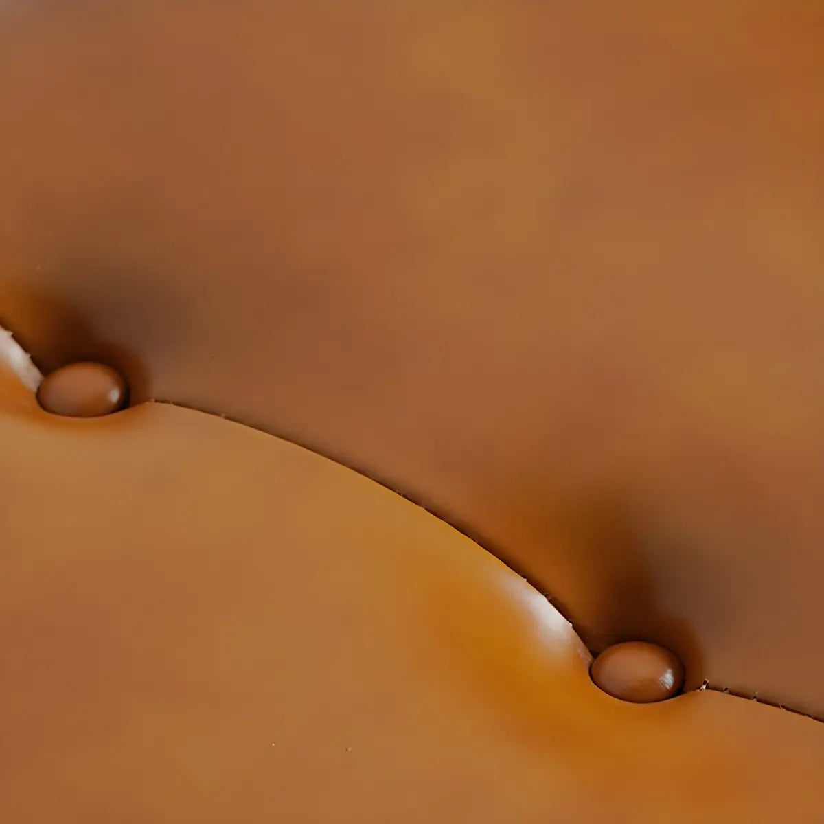 Industrial Brown Faux Leather Cushioned Entryway Bench Image - 10