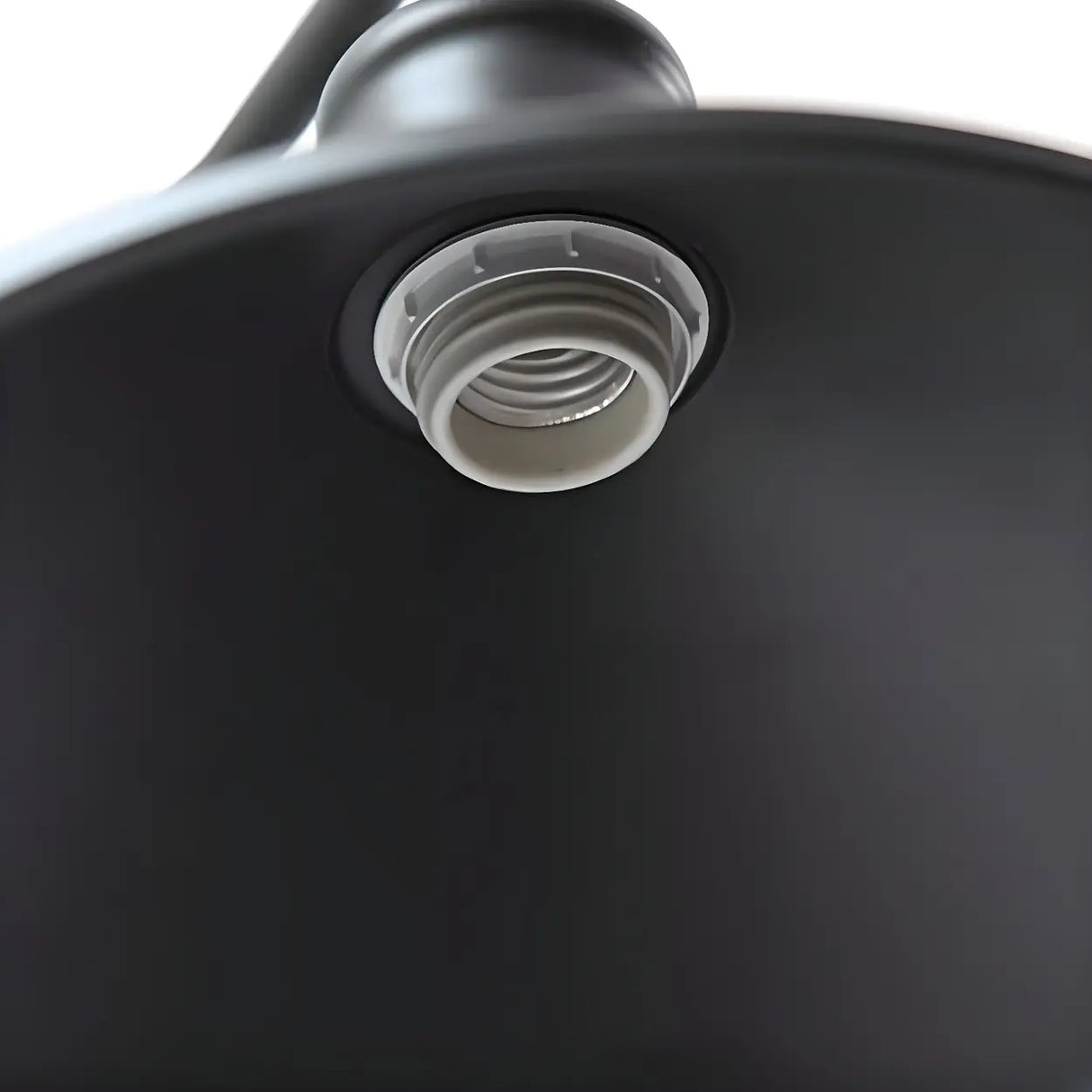 Industrial Cone Metal Black Mini Exterior Wall Light Image - 8