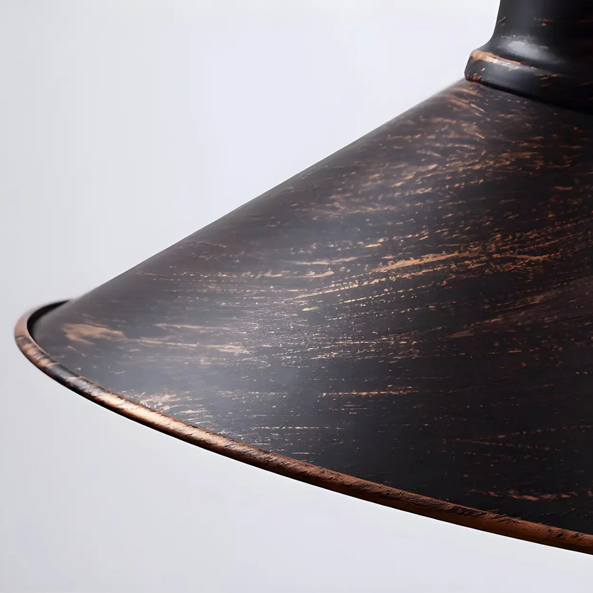 Industrial Cone Metal Outdoor Black Mini Wall Light Image - 11