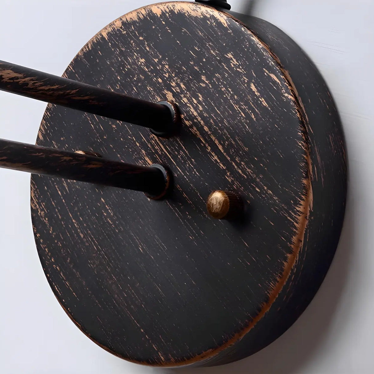 Industrial Cone Metal Outdoor Black Mini Wall Light Image - 13