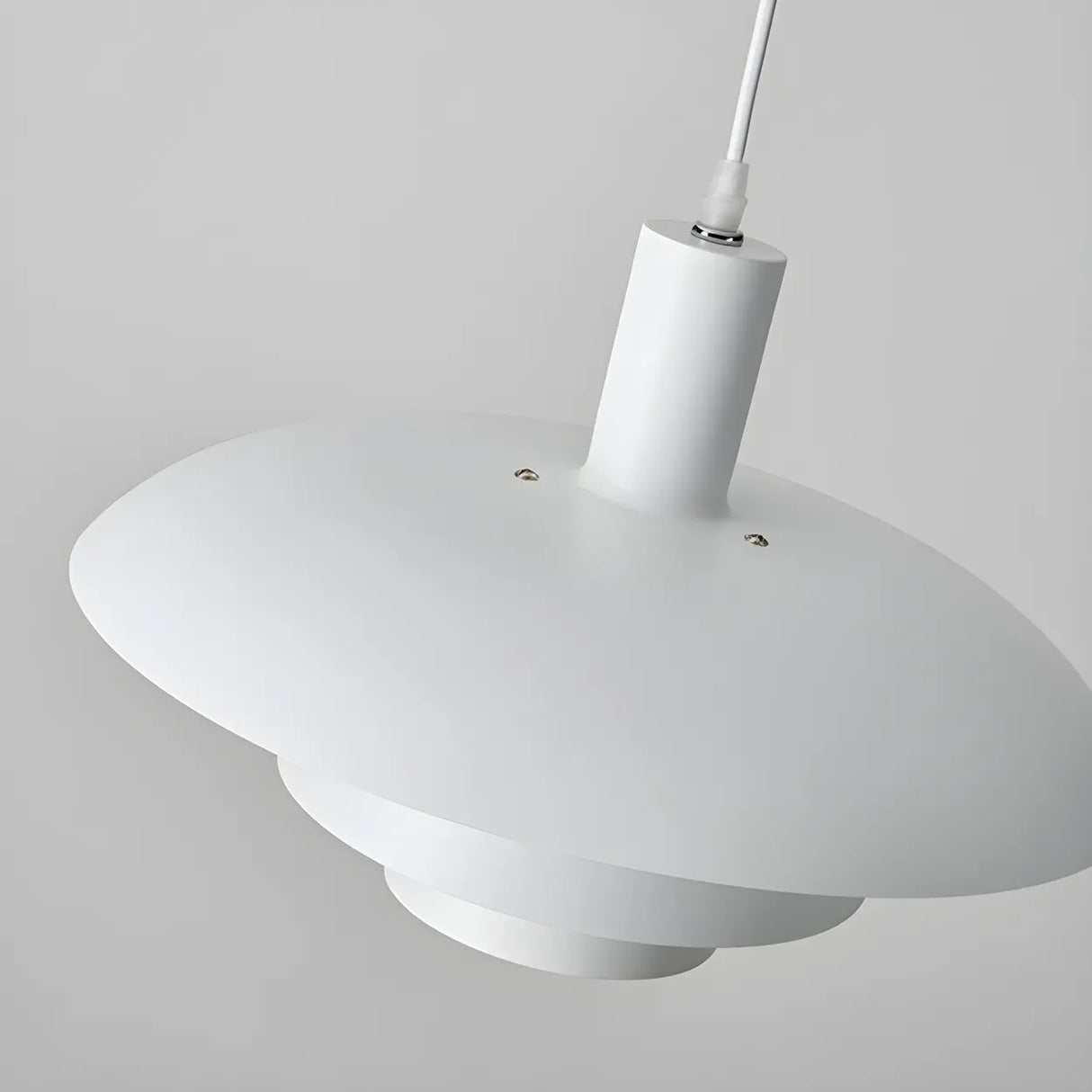 Industrial Dining Room Red Metal Multi-Tier Pendant Light Image - 21