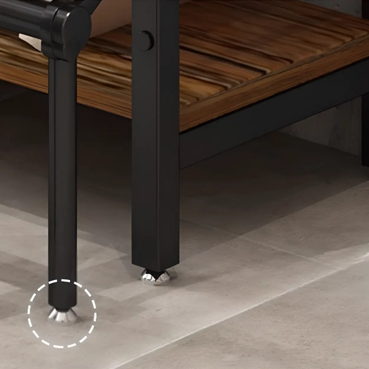 Industrial Metal Frame Large 6-Layer Storage Bookshelf Image - 7