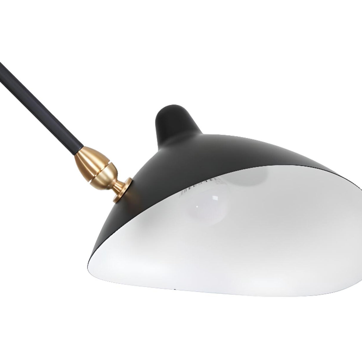 Industrial Minimalist Multi Arm Black Aluminum Chandelier Image - 7