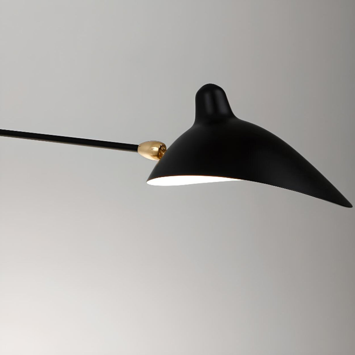 Industrial Minimalist Multi Arm Black Aluminum Chandelier Image - 9