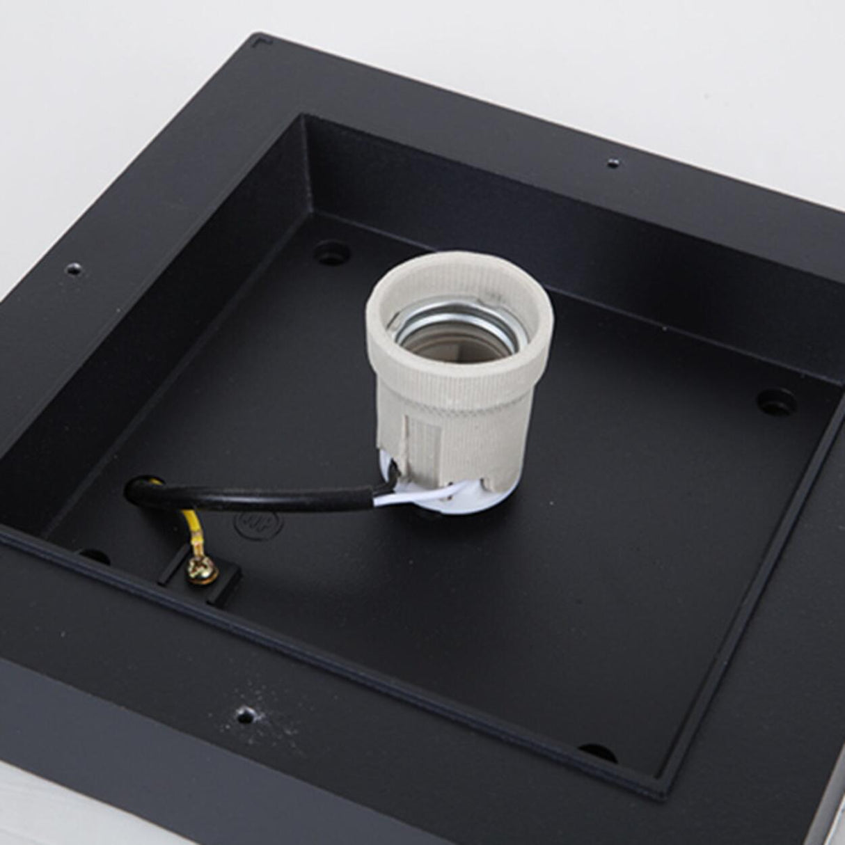 Industrial Outdoor Lantern Rectangular Glass Pendant Light Image - 14