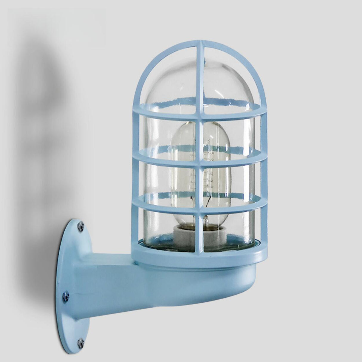 Industrial Protective Cage Cylinder Wall Sconce Image - 10
