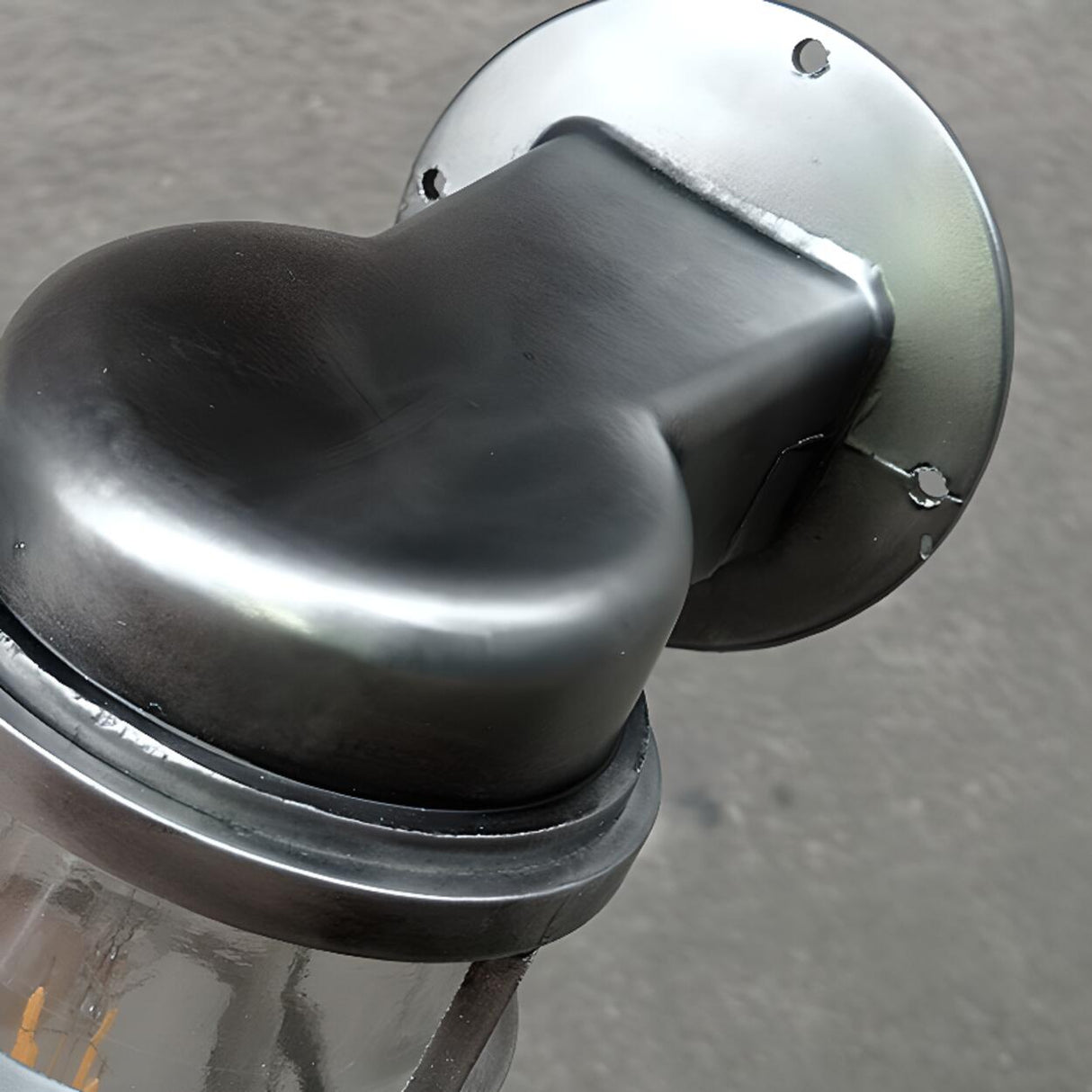 Industrial Protective Cage Cylinder Wall Sconce Image - 16