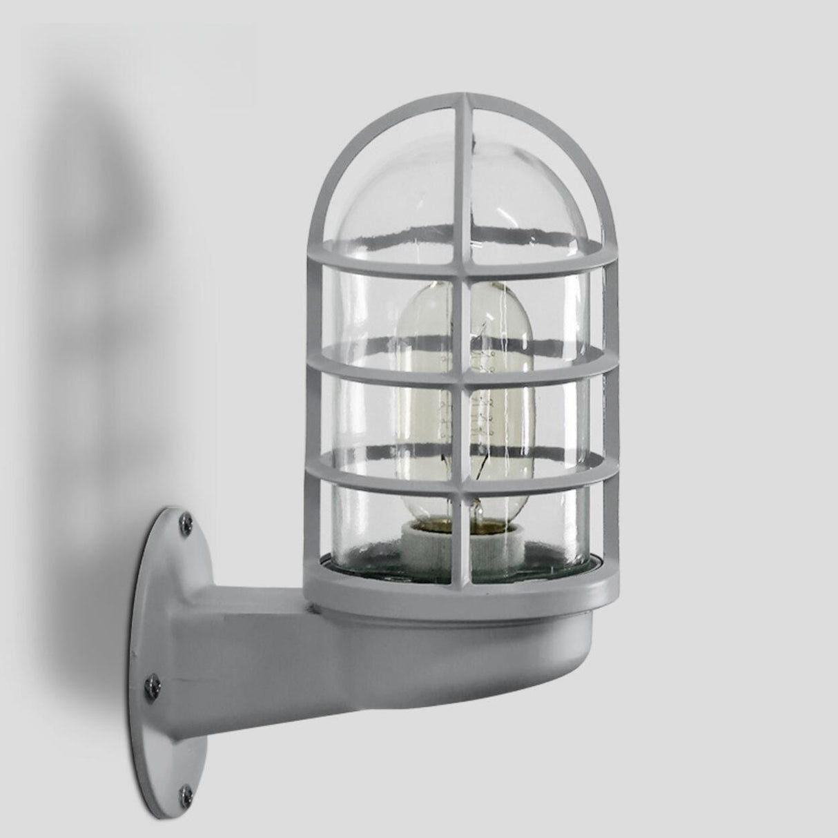 Industrial Protective Cage Cylinder Wall Sconce Image - 7