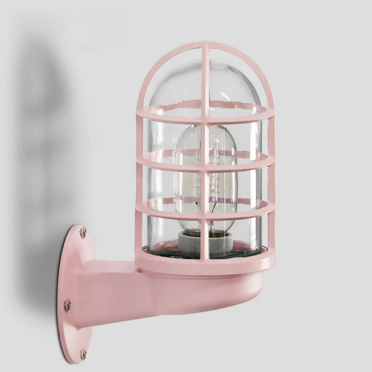 Industrial Protective Cage Cylinder Wall Sconce Image - 9